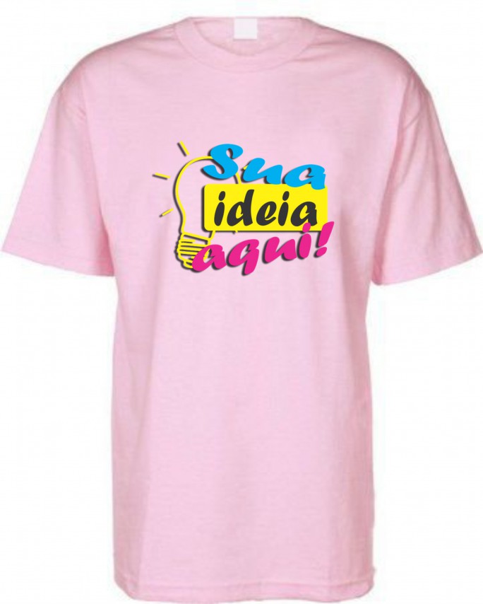 camisa personalizada rosa